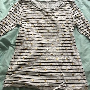 Loft Long Sleeve Striped Tee